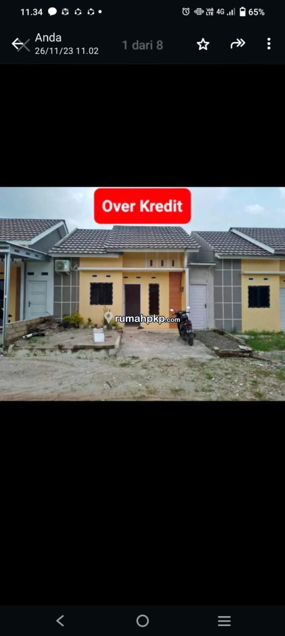 Rumah Taman Jagung 14 Kampak — Over Kredit Rp90 Juta / Putus Rp190 Juta — foto 1